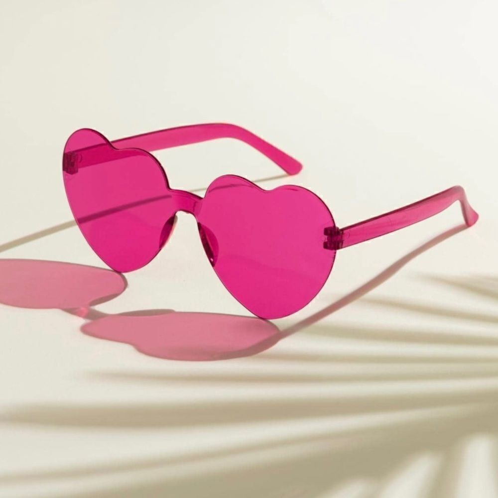 Heart shaped sunglasses